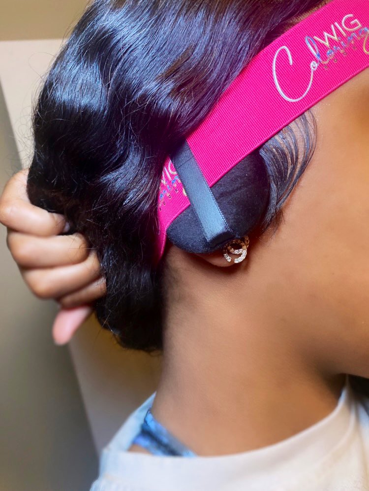 Ear protective band (pink)